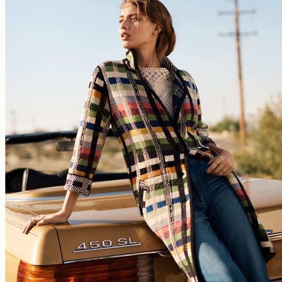 Anthropologie Jackets & Blazers - SHANLEY PLAID WOOL SWEATER COAT **NWT**